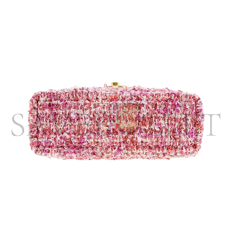 CHANEL KELLY NANO SHOPPING BAG TWEED AS3435 (12.5*8.3*4cm)